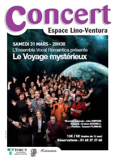 LE VOYAGE MYSTERIEUX - Notre nouveau spectacle musical, le 31 Mai 2012
